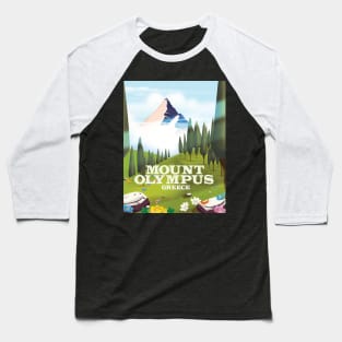 Mount Olympus Greece Baseball T-Shirt